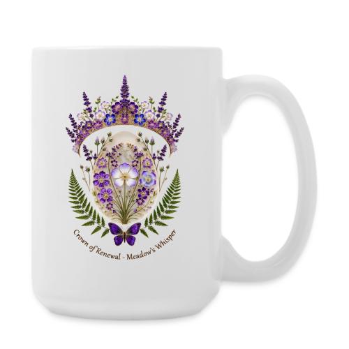 Spring Meadow Crown Tee, Cottagecore Renewal Gift - Coffee/Tea Mug 15 oz