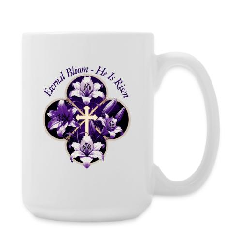 Easter Eternal Bloom Lily Crown T Shirt, Gift - Coffee/Tea Mug 15 oz
