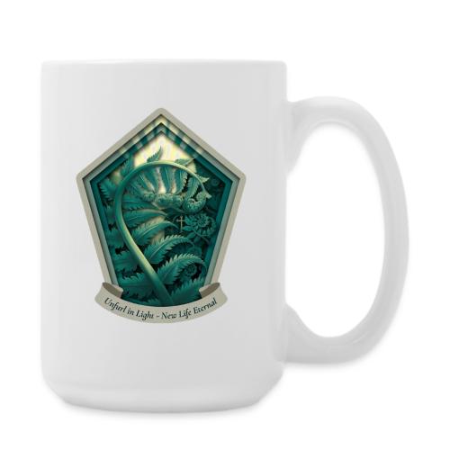 Easter Unfurl in Light Fern T Shirt, Spring Gift - Coffee/Tea Mug 15 oz