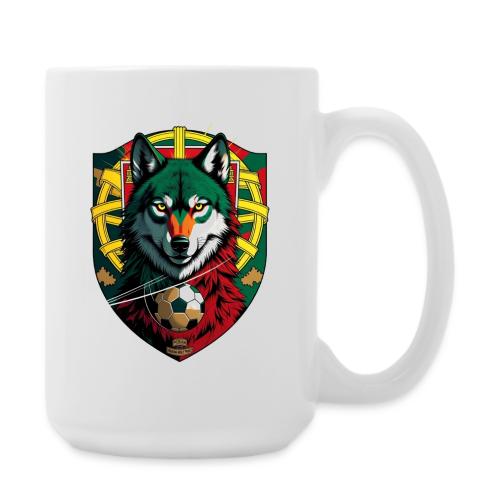 Portugal Iberian Wolf Soccer T Shirt,Football Gift - Coffee/Tea Mug 15 oz