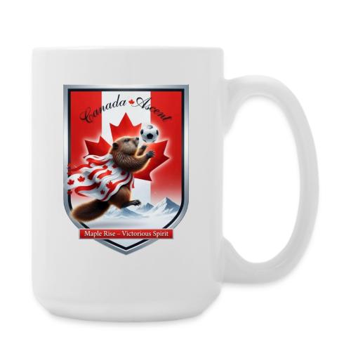 Canada Beaver Ascent T-Shirt, Canadian Pride Gift - Coffee/Tea Mug 15 oz