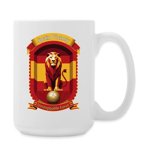 Spain Lion Victory T-Shirt, Flag Pride Crest Gift - Coffee/Tea Mug 15 oz