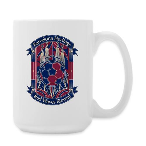 Barcelona Red Heritage T Shirt, Barsa fan Gift - Coffee/Tea Mug 15 oz