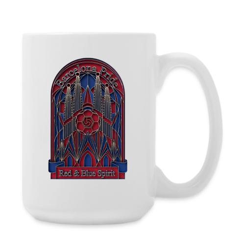 Barcelona Scarlet Pride T Shirt, Vibrant City Gift - Coffee/Tea Mug 15 oz