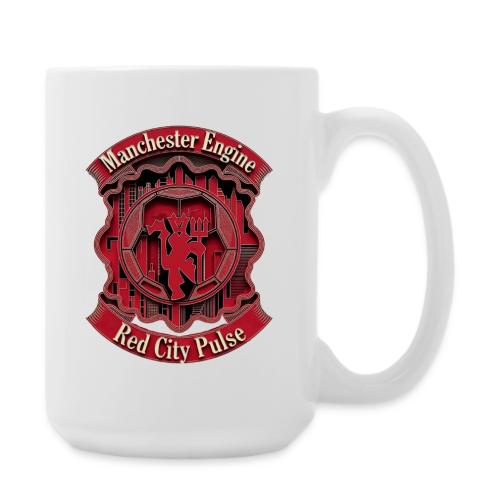 Red Manchester T Shirt, Red Soccer City Pride Gift - Coffee/Tea Mug 15 oz