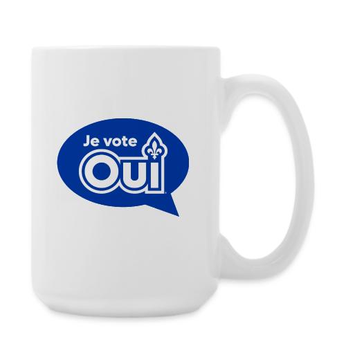 Je Vote OUI - Tasse à café/thé 15 oz