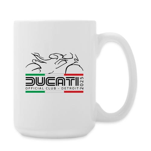 Dual Logo White and Gray 2025 - Coffee/Tea Mug 15 oz