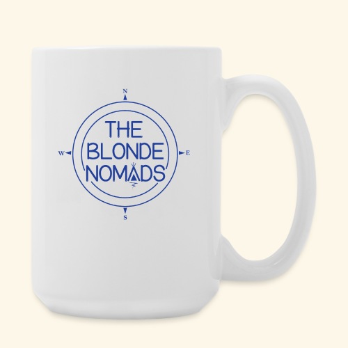 The Blonde Nomads Blue Logo - Coffee/Tea Mug 15 oz