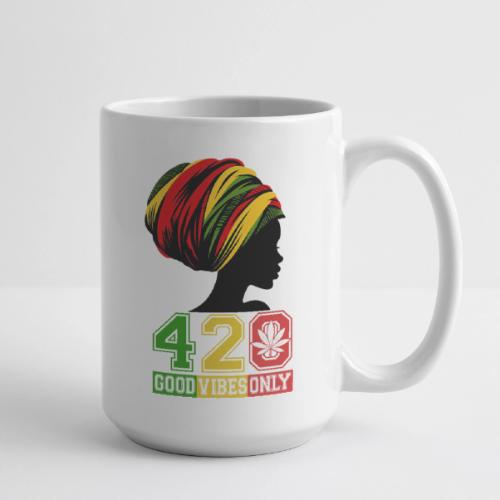 420 Day Women OnFire Weed Marijuana funny design - Coffee/Tea Mug 15 oz