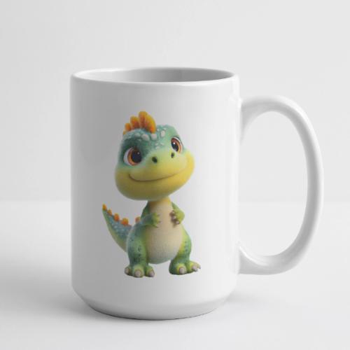 Playful 3D Baby Dinosaur - Coffee/Tea Mug 15 oz