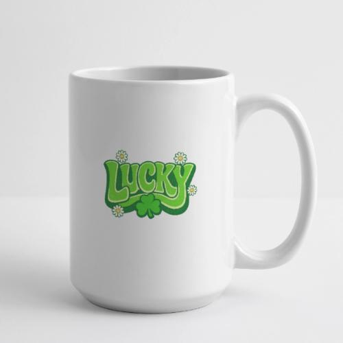 Lucky 70s Retro T-Shirt - Coffee/Tea Mug 15 oz