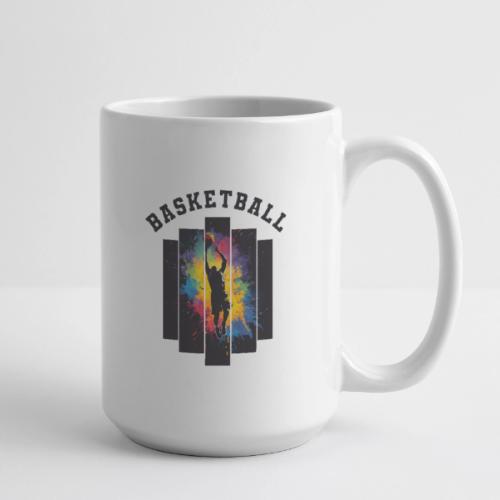 Basketball Slam Dunk Splash Design - Coffee/Tea Mug 15 oz