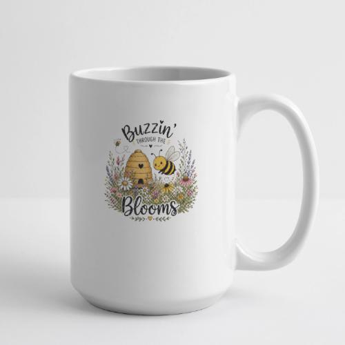 Buzzin' Through The Blooms - Coffee/Tea Mug 15 oz