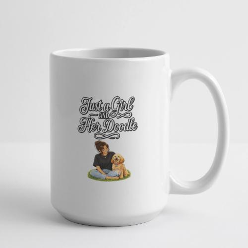 Just a Girl and Her Doodle | Dog Mom Design - Coffee/Tea Mug 15 oz