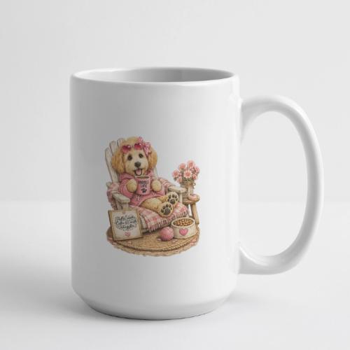 Just Enjoying Life Doodle Dog - Coffee/Tea Mug 15 oz