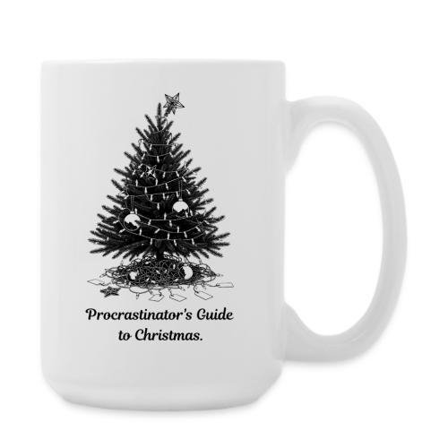 Procrastinator's Guide Christmas T-Shirt - Coffee/Tea Mug 15 oz