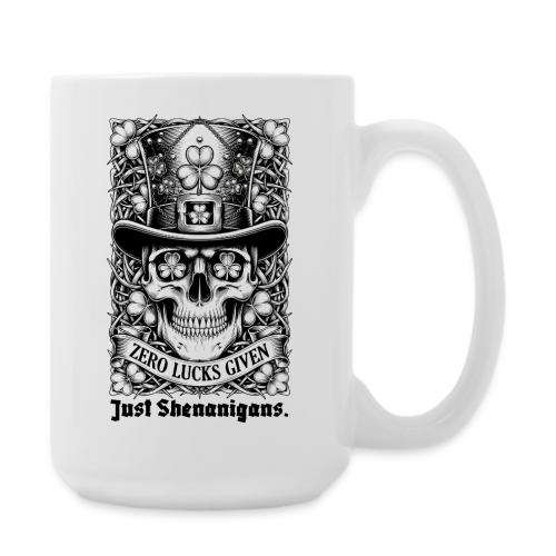 Salty Shamrock Skull T-Shirt - Coffee/Tea Mug 15 oz