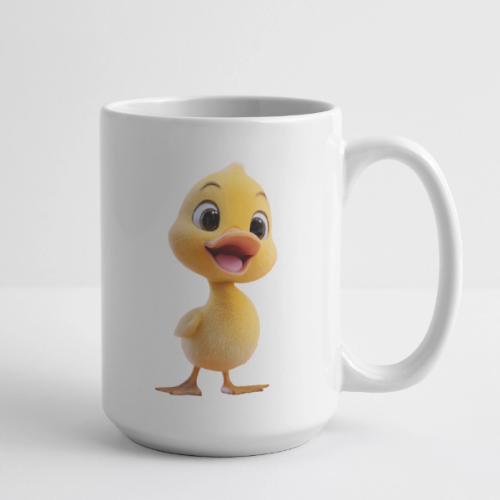 Bright Yellow Baby Duck Smiling - Coffee/Tea Mug 15 oz