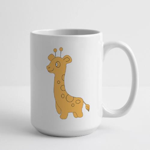 Playful Baby Giraffe - Infant Gear and Tea Cup - Coffee/Tea Mug 15 oz