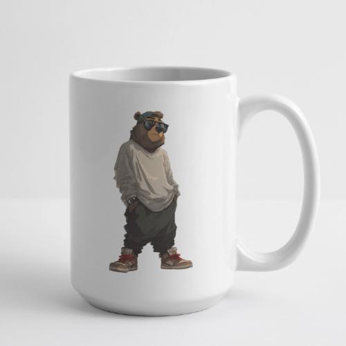 Urban Streetwear Bear Cool Apparel Design - Coffee/Tea Mug 15 oz