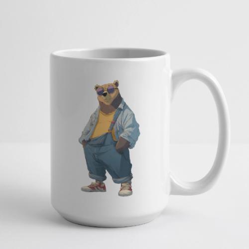 Fashion Streetwear Bear Cartoon Art - Coffee/Tea Mug 15 oz