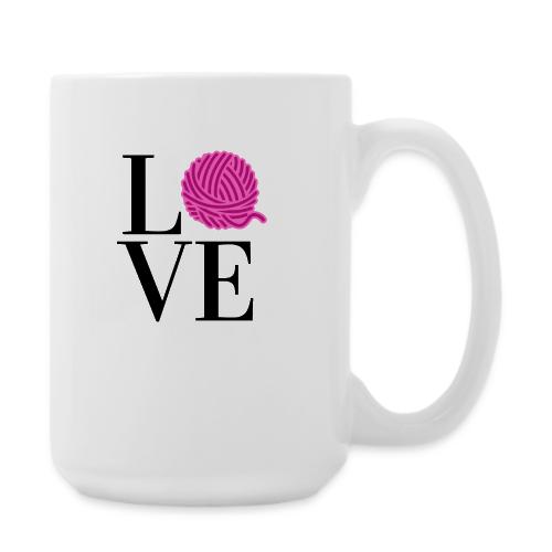 Love Yarn Pink - Coffee/Tea Mug 15 oz