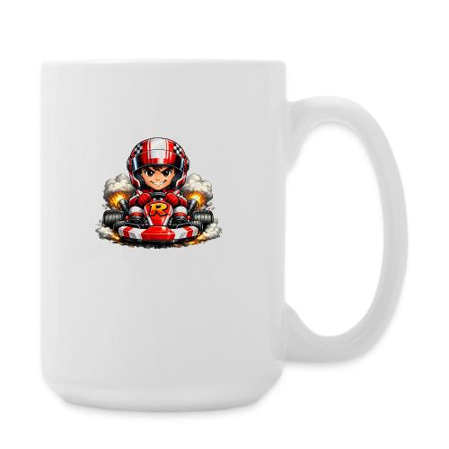 Carcadelogoracerfront - Coffee/Tea Mug 15 oz