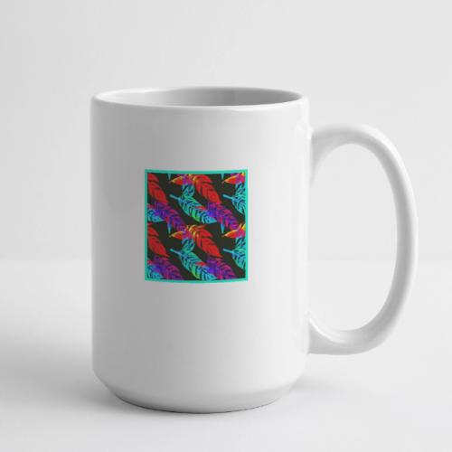 Neon Luminous Foliage Elegance - Coffee/Tea Mug 15 oz