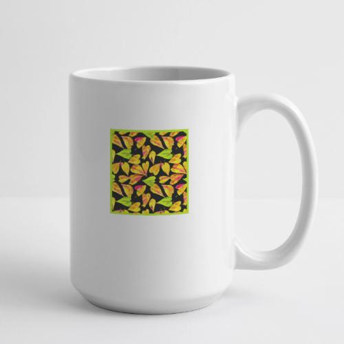 Neon Leaf Art Elegance - Coffee/Tea Mug 15 oz