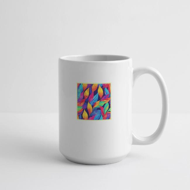 Vibrant Autumn Leaves Abstract Art