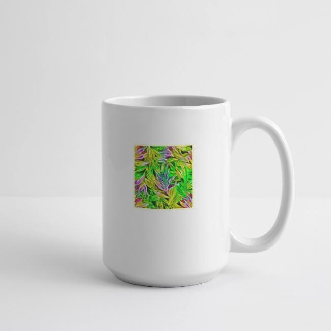 Vibrant Plant Strokes Design