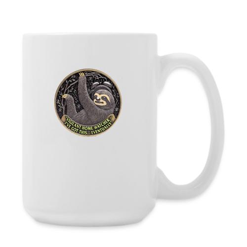 Sloth Home Watcher T Shirt - Coffee/Tea Mug 15 oz
