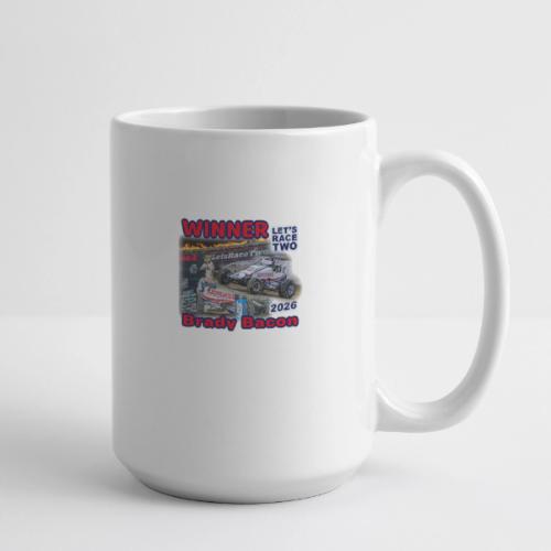 Brady Bacon #LetsRaceTwo Winner - Coffee/Tea Mug 15 oz