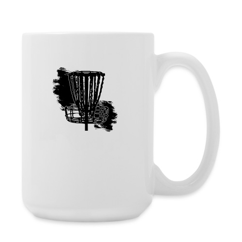 Disc Golf Basket Paint Black Print - Coffee/Tea Mug 15 oz