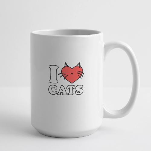 i love cats - Coffee/Tea Mug 15 oz