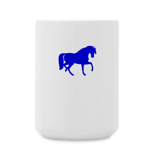 blue horse hoodie - Coffee/Tea Mug 15 oz