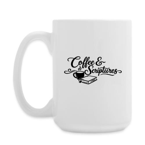 Coffee and Scriptures - Coffee/Tea Mug 15 oz