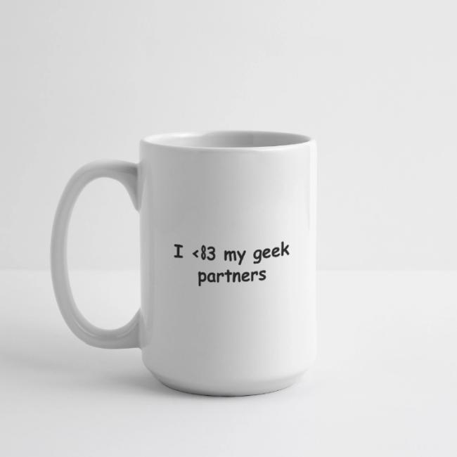 I <83 My Geek Partners (black)