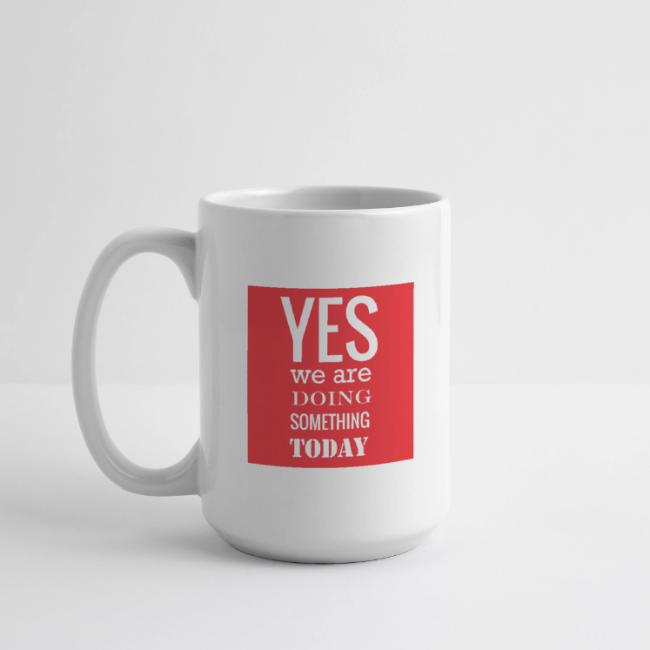 Yes we are doing something today (red background)