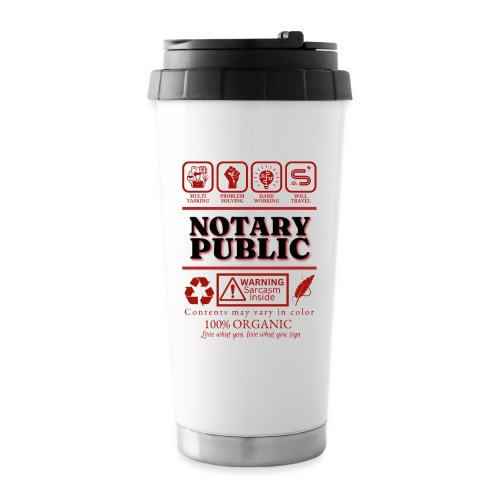 Notary Public Facts V2 - Travel Mug