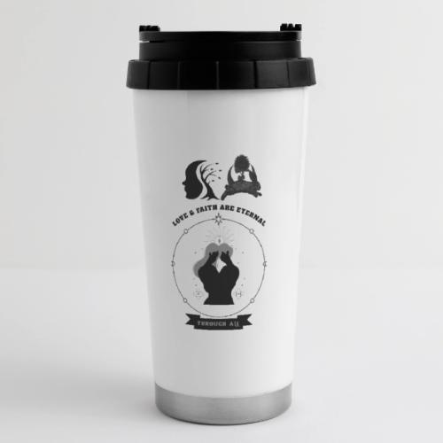 Love & Faith - 16 oz Travel Mug