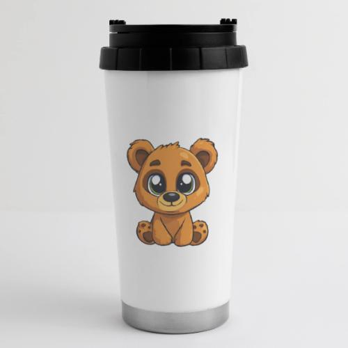 Smiling Sitting Baby Bear - 16 oz Travel Mug