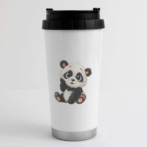Blushing Baby Panda - 16 oz Travel Mug