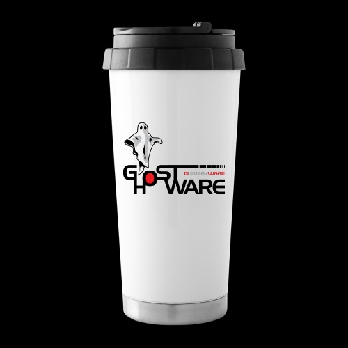 Ghostware Wide Logo - 16 oz Travel Mug