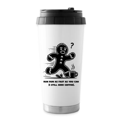 Gingerbread Man T-Shirt - 16 oz Travel Mug