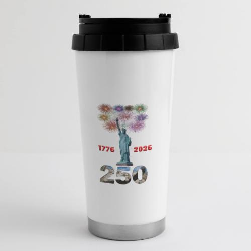 1776 - 2026 | 250 Years USA | Fireworks - 16 oz Travel Mug
