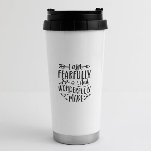 I Am Fearfully and Wonderfully Made Psalm - 16 oz Travel Mug