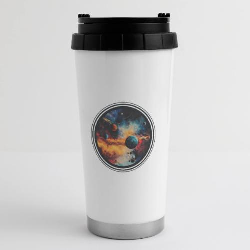Cosmic Brush Planets - 16 oz Travel Mug