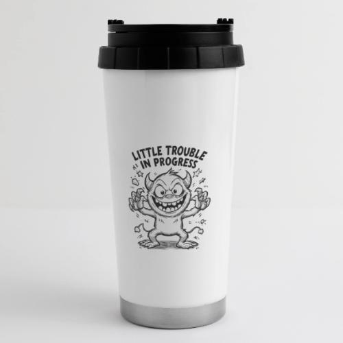 Playful Mischief Demon Illustration - 16 oz Travel Mug