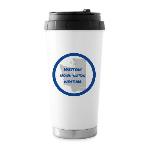 Western Washington Weather Logo - 16 oz Travel Mug